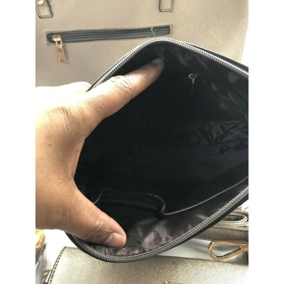 ELIMPAUL Women Fashion Handbags Tote Bag Set 4pcs - Picture 6 of 12